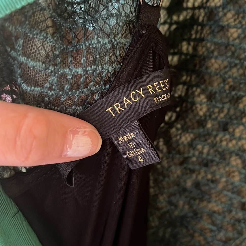 Anthropologie Tracy Reese Underwood/Shera Long-sleeve Shift Dress, Lace - Picture 2 of 13